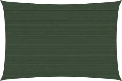 Image de Voile d'ombrage 160 g/m² vert foncé 2,5x4 m HDPE
