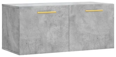 Obrázek produktu pro vidaXL Nástěnná skříň betonová šedá 80x36,5x35 cm odvozený dřevěný výrobek