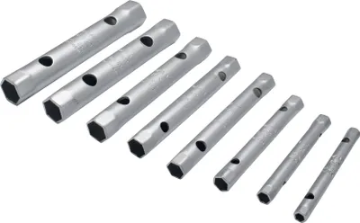 Produktbild von Elora Sechskant-Rohrsteckschlüssel-Satz, 10-teilig 6-27 mm, ELORA-210S 10M