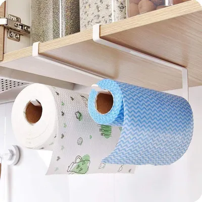 Papierrollenhalter, Wandmontage, 27 x 10 cm, Weiß