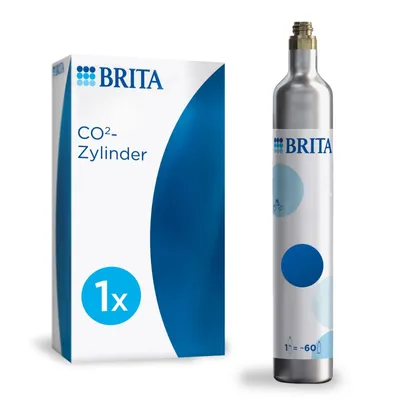 Produktbild von BRITA Universal CO2-Zylinder für Wassersprudler mit Schraubsystem - 1er Pack