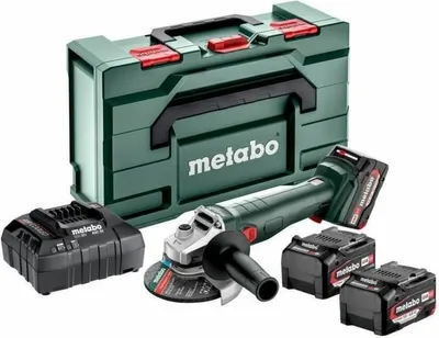 Immagine prodotto di Metabo W 18 L 9-125 Quick Set Akku Winkelschleifer 18V Schleifgerät 602249960
