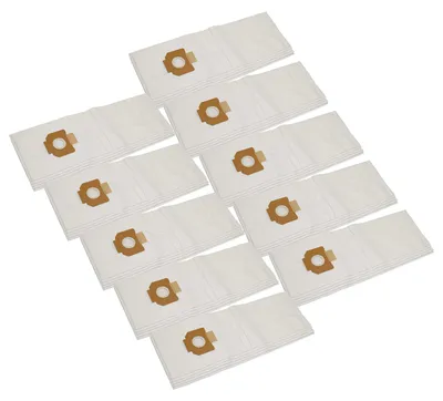 Produktbild von vhbw 50x Staubbeutel kompatibel mit Alto Attix 751-21, 751-11, 751-2M Staubsauger - 42,5cm x 28cm Weiß