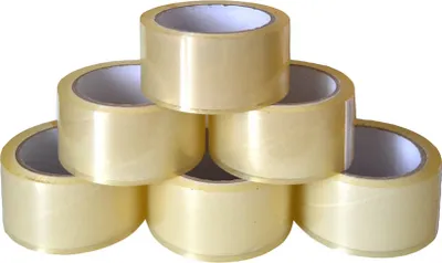 Produktbild von KUSNEZOV Klebeband Paketband Packband TRANSPARENT LOW NOISE leise abrollend 50 mm x 66 Meter - 6 Rollen