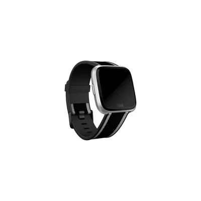 Produktbild von Fitbit FB166WBBKGYL, Band, Smartwatch, Schwarz, Grau, Fitbit, Versa/Versa Lite, Fluor-Elastomer, Polyester