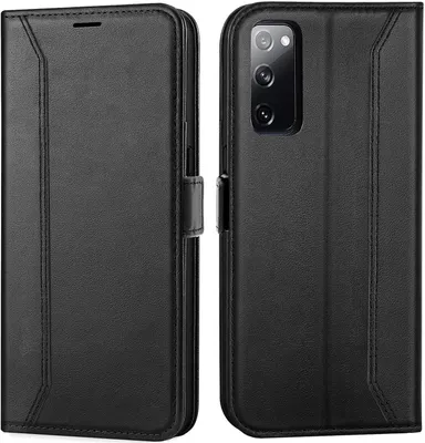 Produktbild von Conie RFID Klapp Tasche für Samsung Galaxy S20 FE Kartenfach Hülle Rundumschutz in Schwarz