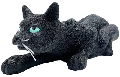 Produktbild von Schwarze Halloween Katze als Deko