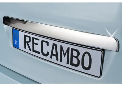 Produktbild von EDELSTAHL CHROM KOFFERRAUM LEISTE für VW CADDY III 2K | 2004-2010 mit HECKKLAPPE