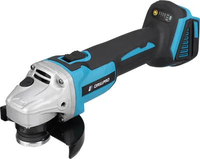 Produktbild von Drillpro 21V Akku-Winkelschleifer bürstenlos 850W, 4-Gang, 0-7500 U/min, leistungsstark, ohne Akku