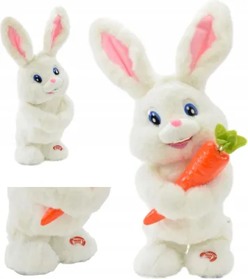 Obrázek produktu pro Lolex | Hračka králíček - Mluvící králíček - od 3 let - 200 G - 35 X 35 X 15 cm
