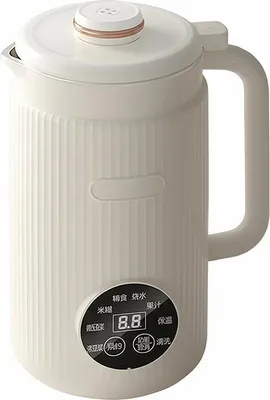 Zdjęcie produktu dla NovuLife automat do mleka sojowego 1.2L automatyczny wielofunkcyjny mini garnek bez filtra do zup z mleka sojowego i żywności dla niemowląt - Biały