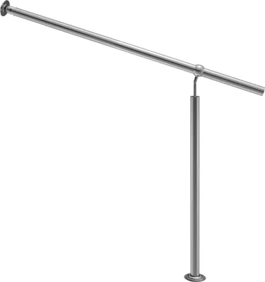 Produktbild von MONZANA® Edelstahl Eingangsgeländer 80cm Pflegeleicht Innen Außen Handlauf Wandhandlauf Treppengeländer