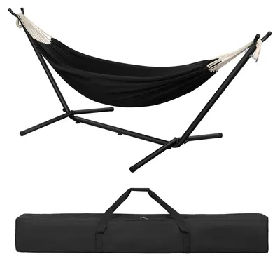 Produktbild von EUGAD Doppel-Hängematte mit Gestell 250kg Schaukelbett Garten Camping