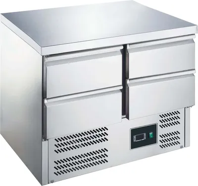 Produktbild von Saro Gekühlter Arbeitstisch Modell Es901 S/S Top 0/4