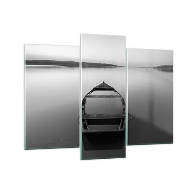 Produktbild von Bilder auf glas - 3 Teile - £ódŸ Einsamkeit Leere - 130x100cm - Glasbilder - Wandbilder - Bilder - zum Aufhängen bereit - Wanddekoration aus Glas - Glas Bilder - Wandbild auf Glas - GCB130x100-4932
