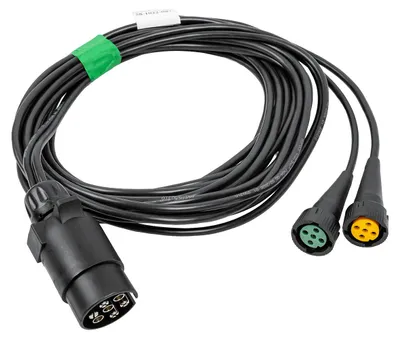 Obrázok produktu pre ASPÖCK 58-1022-087 elektrická inštalácia káblového zväzku pre príves 4,5 m 7PINOVÝ konektor bajonetový 2x5PINOVÝ