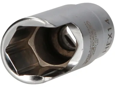 Zdjęcie produktu dla KS TOOLS 3/8' specjalna nasadka kątowa do rur, 14 mm ( 460.5087 )