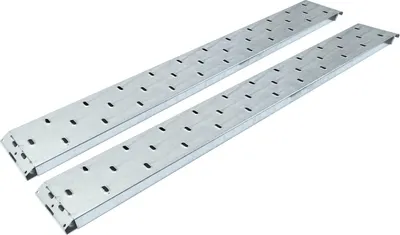 Produktbild von UNITRAILER Auffahrrampen, Stahlrampen für Anhänger und Autotransporter 250 cm, 1500 kg, Set 2 Stück
