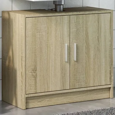 Obrázok produktu pre Maison Exclusive - Skrinka pod umývadlo Sonoma dub 63x29x55 cm drevený materiál