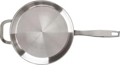Image de Poêle Inox 32 Cm + Contre-poignée - Maestro - Beka