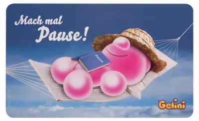 Produktbild von Gelini Brettchen - Pause -  Frühstücksbrettchen Schneidebrettchen aus Resopal