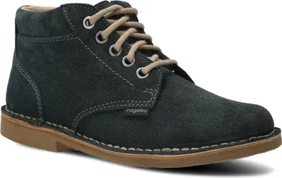 Produktbild von nagaba Stiefeletten Damen Boots Schnürschuhe für Frauen Lederschuhe, Graphit, 38