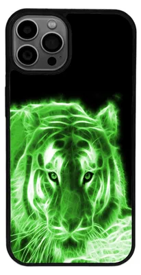 Produktbild von TPU Silikon Hülle für iPhone 16 Handy Cover Case Schutzhülle Handyhülle Bumper MOTIV 97 Tiger Grün