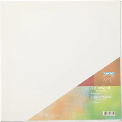 Produktbild von STYLEX® 28634 Keilrahmen - bespannt, 40 x 40 cm, weiß