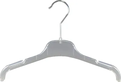 Produktbild von Kleiderbügel für Blusen Wäschebügel Kinderbügel 33 cm transparent FO1 NEU 20 Stück