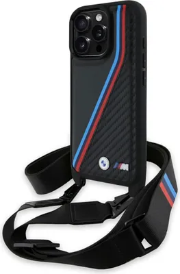 Produktbild von Etui Bmw M Edition Carbon Tricolor Linien & Riemen Na Iphone 16 Pro Max - Czarne