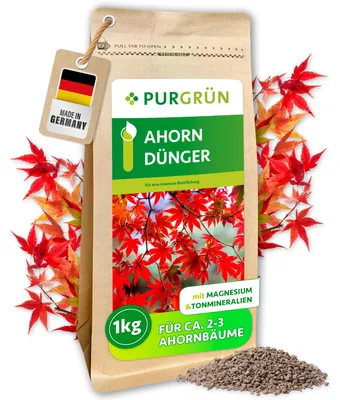 Produktbild von Purgrün Ahorn-Dünger | Krümelgranulat für Ahorn-Bäume | 1 kg