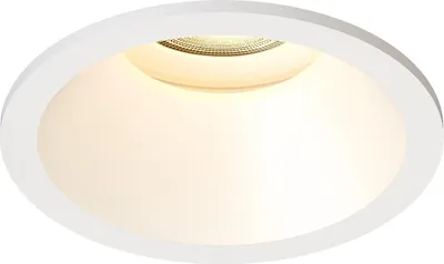 Produktbild von Ledvion LED Einbaustrahler Rund Weiss GU10 Fassung 3W Warmweiss dimmbar