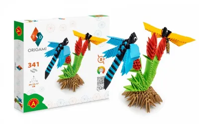Obrázok produktu pre Alexander Toys ORIGAMI 3D - Vážky - 341 kusov