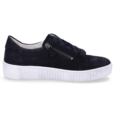 Produktbild von Gabor Damen sportlicher Schnürer in Blau, Größe 6.5
