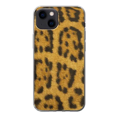 Produktbild von MuchoWow® Handyhülle Schutzhülle Hülle für iPhone 13 mini Leopardenfell Silikon Softcase Handy Hülle - Softcase