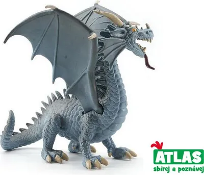 Produktbild von F - Figur Drache grau 15,5 cm