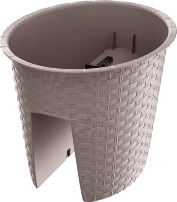 Produktbild von RATOLLA OVAL Geländer-Blumentopf 29,8 cm - Farbe: Mokka