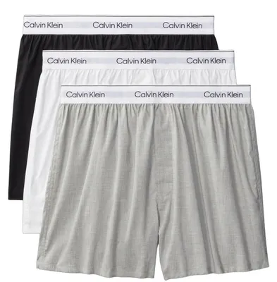Produktbild von Calvin Klein Icon Baumwolle Stretch 3-Pack Slim Boxer LV00NB4267-MP1 Mehrfarbig