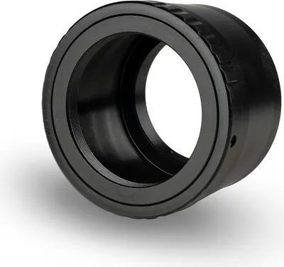 Produktbild von Walimex pro T2 Adapter kompatibel mit Fuji X - 60 x 60 x 40 mm - Adapterring mit manuellem Fokus, einfache Handhabung, Objektiv-Anschlussring für X-T10, X-T20, X-T1, X-T2, X-E2, X-E3