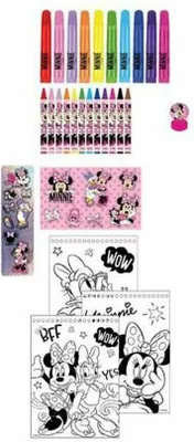 Produktbild von Disney Minnie Kreatives Schreib- und Malset mit Minnie-Motiv zum Ausmalen
