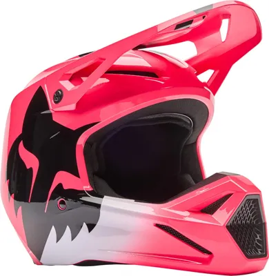 Produktbild von FOX V1 SHIELD MX-Helm S in blau/rosa