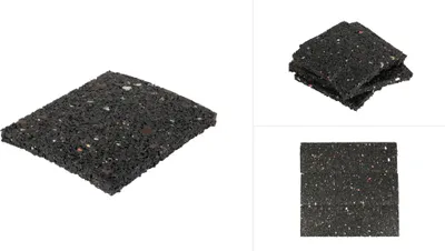 Produktbild von Gummi Terrassenpads 10 x 10 cm- 135 Stück
