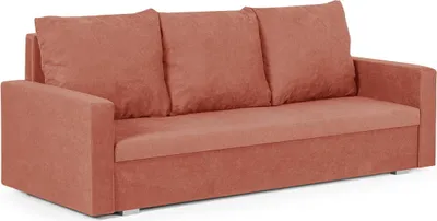 Produktbild von 3-Sitzer-Sofa mit Schlaffunktion DELTA - Rot