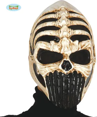 Produktbild von finstere Skelett Krieger Maske für Erwachsene
