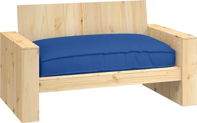 Image de vidaXL Coussin bleu royal 120 x 80 x 12 cm Tissu Oxford