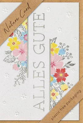 Produktbild von bsb 693033-2 Geburtstagskarte - Natur Card, inkl. Umschlag
