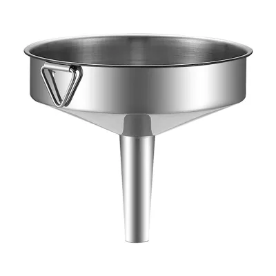 Produktbild von Flüssige Trichter Lebensmittelqualität rostbesicherer Edelstahlöl Trichter Massives Lebensmittelpulver Gadget Küchenwerkzeuge-16cm