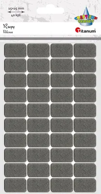 Image de Boutons de pression gris 15 x 25 mm, lot de 40. Titanum