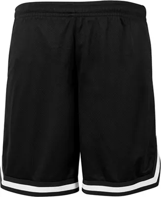 Immagine prodotto di Build Your Brand BY047 | Pantaloncini in rete bicolore - Colore: nero/nero/bianco - Taglia: M