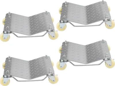 Produktbild von Aopunly 4pcs Rangierhilfe,Rangierhilfe Wagenheber Reifenwechsel, 500 kg Rad Rangierheber Reifenwechsel Wagenheber, Rad Rangierheber Reifenwechsel Reifenrad Autowerk Rangierhilfe Auto